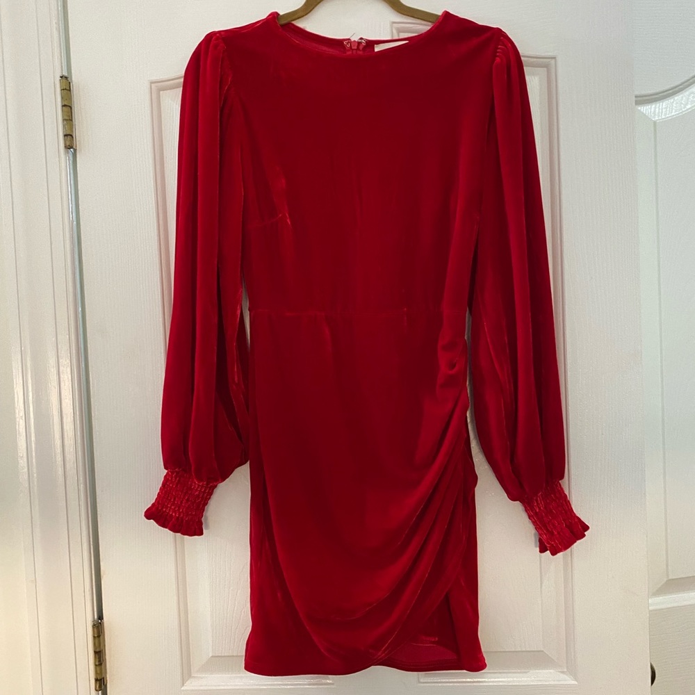 ❤️NWOT Red velvet Dress❤️